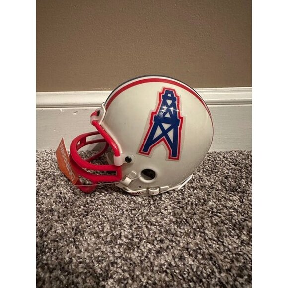 Earl Campbell signed HOF 91 autographed Houston Oilers VSR4 Mini Helmet Beckett - Picture 5 of 7